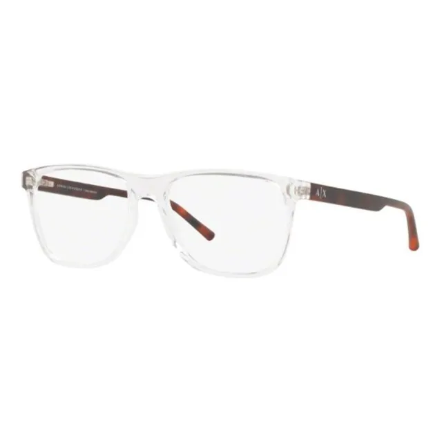 Marco de anteojos Armani Exchange Ax3048 8235, 54 mm, color marrón Transpa