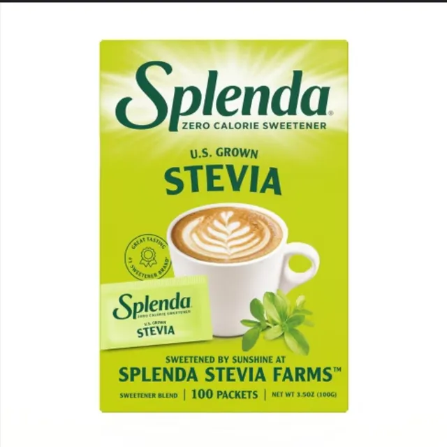 Edulcorante Splenda Stevia 100 Sobres