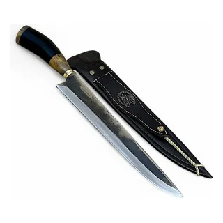 Faca Churrasco Aço Carbono 10' Artesanal GaĂșcha Cabo Chifre Faca Churrasco Aço Carbono 10' Artesanal GaĂșcha Cabo Chifre