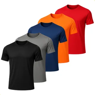 Kit 5 Camisetas Masculinas BĂĄsica Dry Fit Lisa Academia Kit 5 Camisetas Masculinas BĂĄsica Dry Fit Lisa Academia