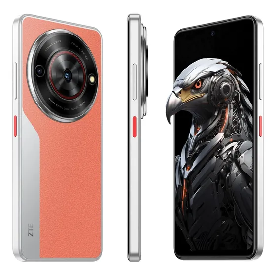 Zte Smartphone Focus 256 Gb + 4 Gb Ram Desbloqueado Naranja