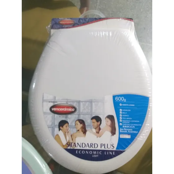 Tapa Para Sanitario Venceramica Estandar Blanco 