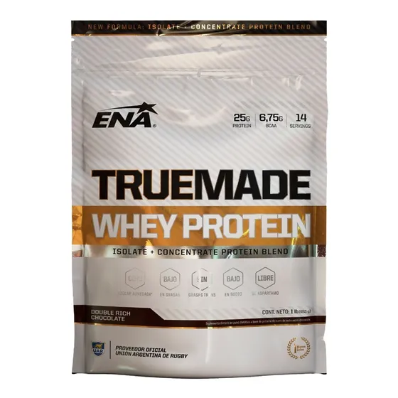 True Made Whey Proteina Ena 1 Libra Isolate + Dieta Gratis