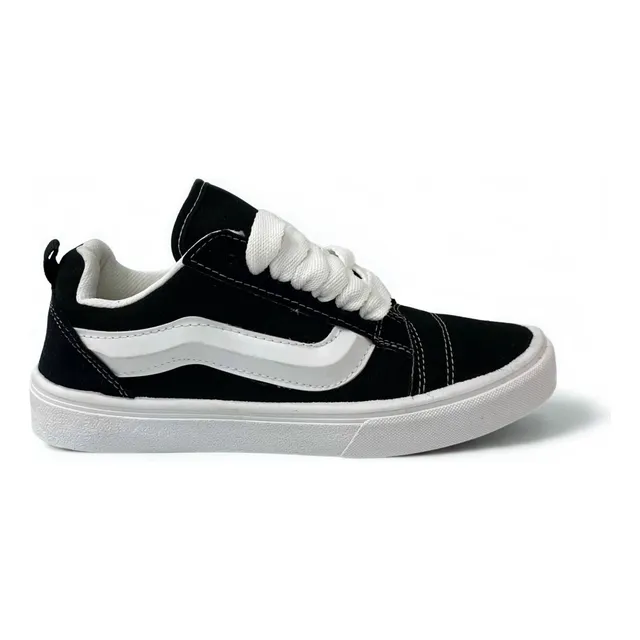 Zapatillas Mujer Knu Skool Hombre Acordonadas Moda (mi/48)