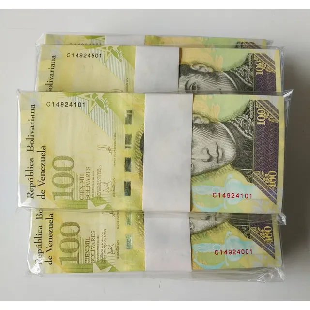 Pacas De 100 Billetes Nuevos Y Consecutivos De 100.000 Bsf