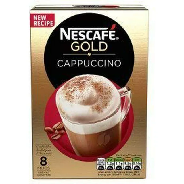 Cappuccino Instantáneo Nescafe En Sobres Individuales 3 Paqu