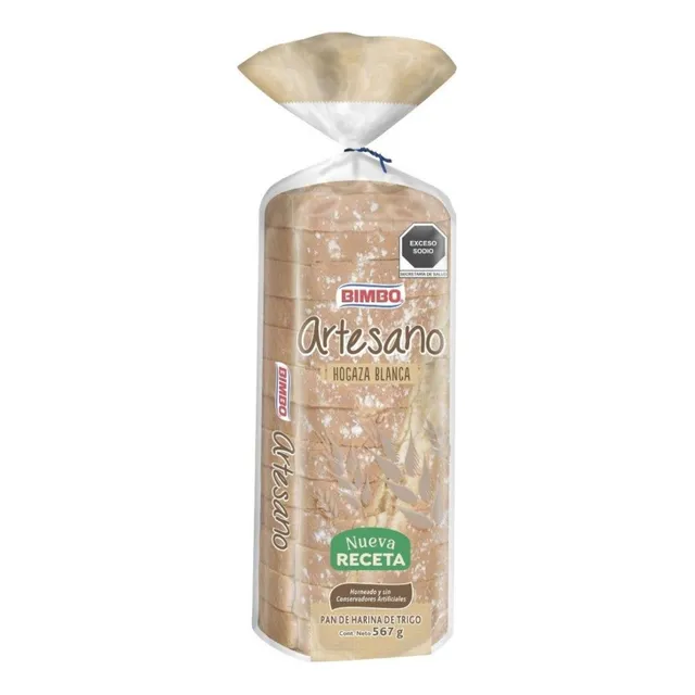 Pan Blanco Bimbo Artesano Original 567 G
