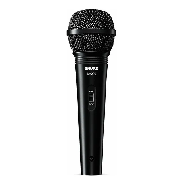 Microfono Vocal Cardioide Dinamico Bobina Movil, Shure Sv200