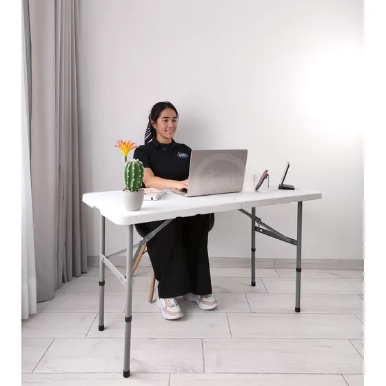 Escritorio Plegable Con Doble Altura Marca Induhogar