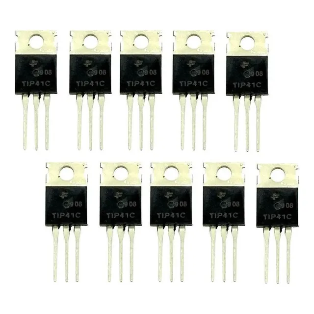 10x Amplificador De Potencia 100v 6a Npn Triode Tip41c