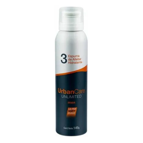 Espuma After Shave Urban Care Unlimited 149gr