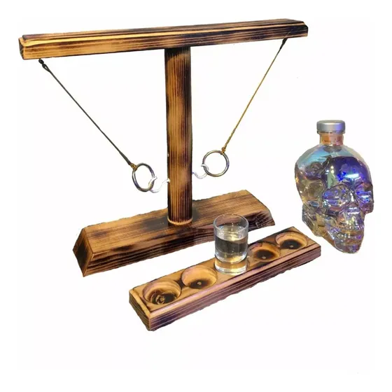 Juego De Beber Hook And Ring Toss Juego De Mesa Ganchos