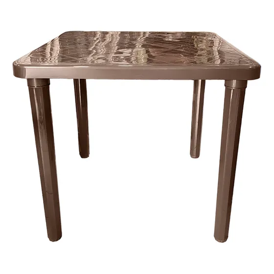  Mesa Plástica Cuadrada Colores Variados 