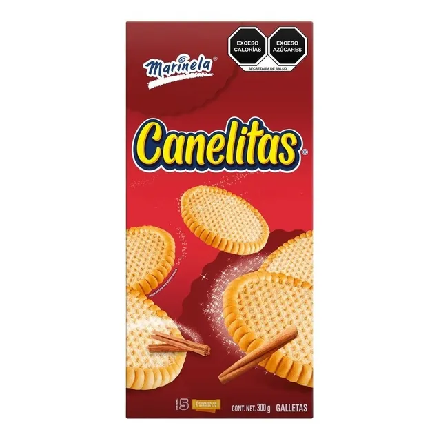 Canelitas Marinela 5 Paquetes De 6 Galletas C/u