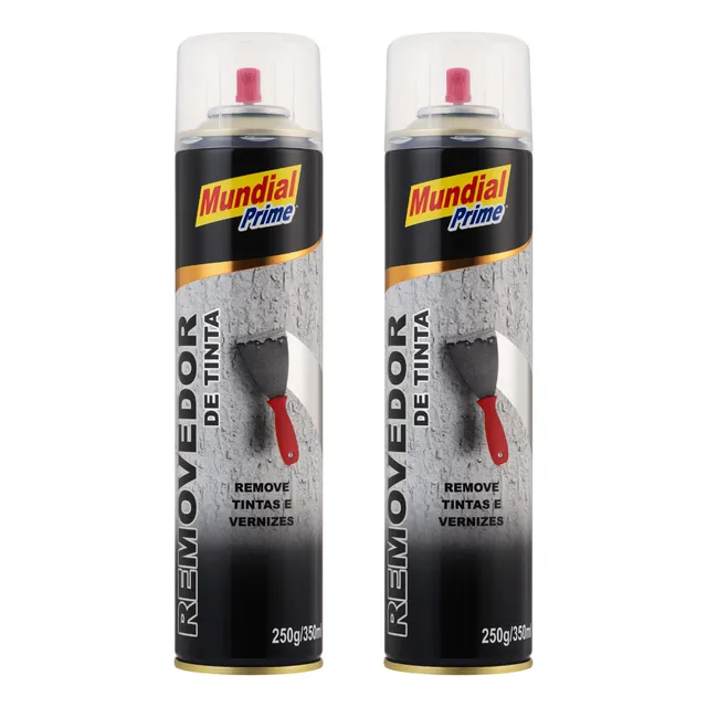2 Spray Removedor De Tintas Vernizes Lataria De Carros 350ml