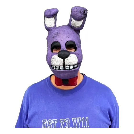 Máscara De Five Nights At Freddy's Animatronicos Halloween 2 Color Bonnie