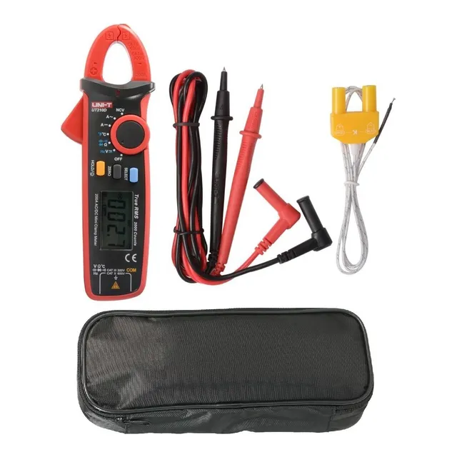 Pinza Amperimétrica Digital Rms Uni-t Ut210d 200 A / 600 V 