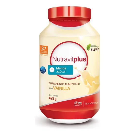 Nutravit Plus Ap Alto En Proteínas Vainilla Stevia 425g 