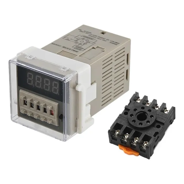 Contador De Pulsos Digital Salida Rele Dh48j-11 220v