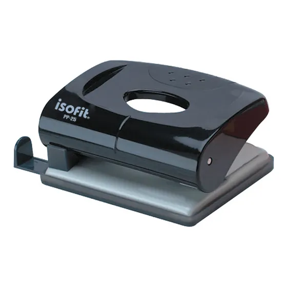 Perforador Isofit Pp-25 Negro 20 Hjs. C/guía Forma De La Perforación Círculo