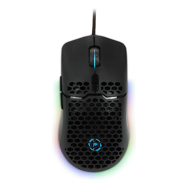Mouse Gamer Rgb Checkpoint Mx100 7200dpi Ergonomico Non-slip Negro