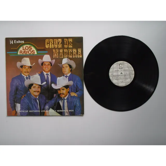 Los Rayos Cruz De Madera 14 Exitos Lp Vinilo  Colombia 1988