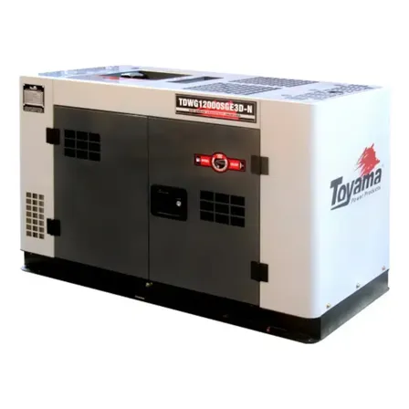 Gerador portátil Toyama TDWG12000SGE3D-N 10 kW trifásico com tecnologia AVR