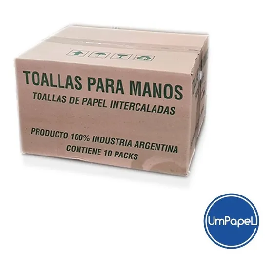 Toalla Intercalada Papel 2500 20x24 Eco Beige Full