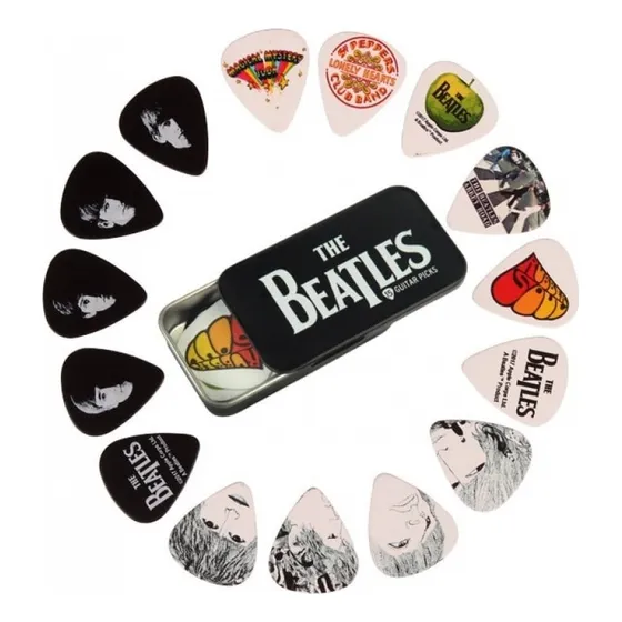 Pack De 15 Púas The Beatles Fino Daddario Con Estuche