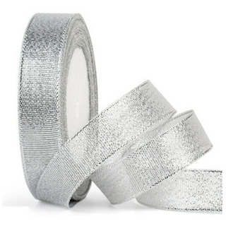 Listón De Organza Metalizada 25mm Ancho Por 23 Mts Largo Listón De Organza Metalizada 25mm Ancho Por 23 Mts Largo