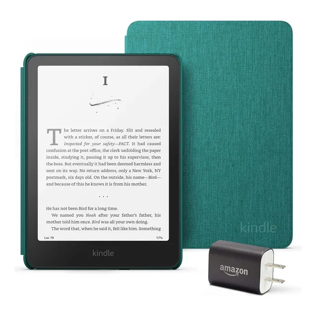 Amazon Kindle Paperwhite 12va Gen, Funda Y Cargador Jade Jade