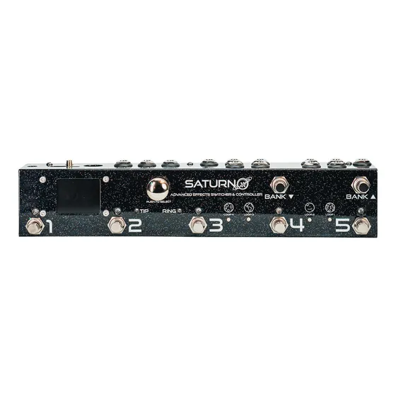 Controlador De Efeitos - Supernova - Saturn Pedals Cor Preto Galáctico