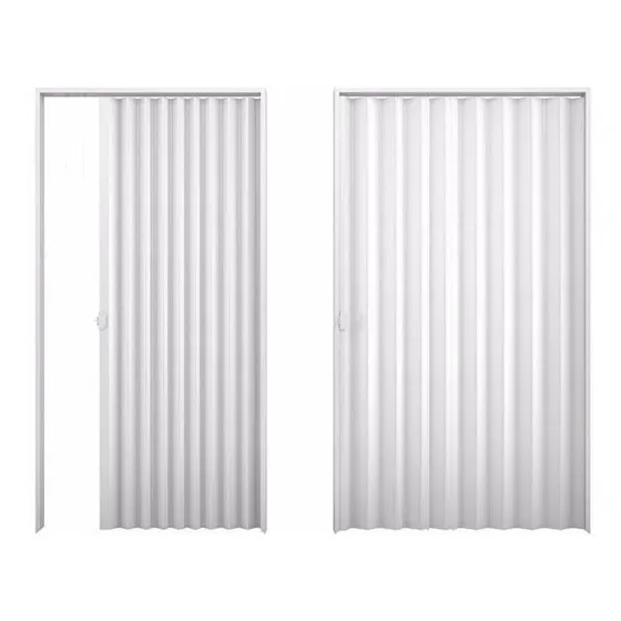 Puertas Plegables Pvc Blanca 1.10 X 2.10