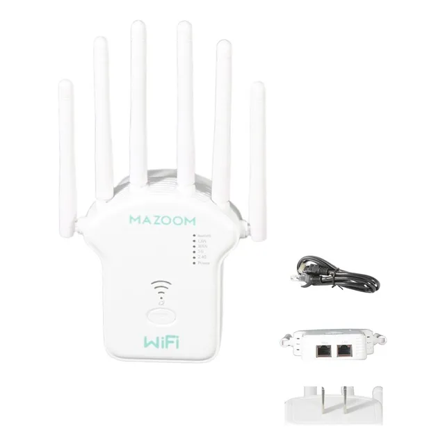Mazoom E-u13 Router Wifi 1200mbps 2.4/5ghz Router Rompemuros