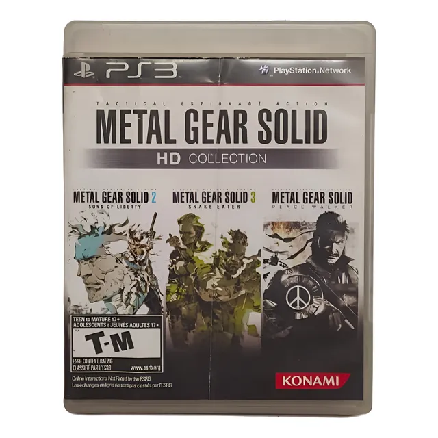 Metal Gear Solid Hd Collection - Playstation 3 - Fisico