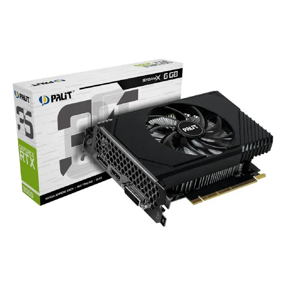 Tarjeta De Video Palit Geforce Rtx3050 Stormx 6gb Gddr6 N Nx