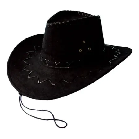 Sombrero Vaquero Cowboy Cuerina Liso Adultos