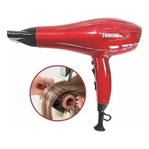 Secador De Cabelo Profissional 1900w 3 Temperaturas Tomate Cor Vermelho 127V