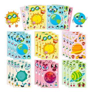 24 Pegatinas Espaciales Reutilizables Make Your Own Planet 24 Pegatinas Espaciales Reutilizables Make Your Own Planet
