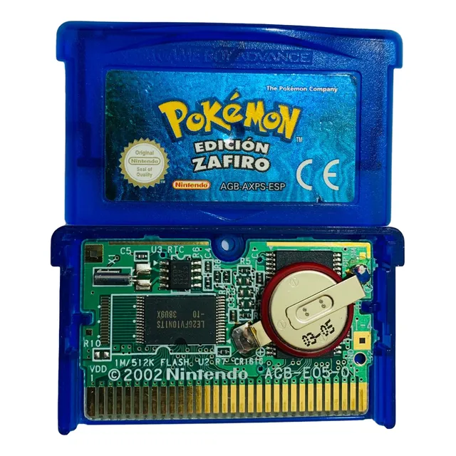 Pokémon Sapphire Zafiro Español Original Nintendo Gba
