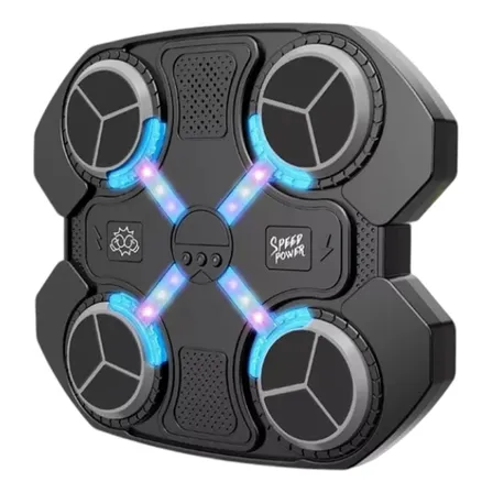 Maquina De Boxeo Infantil Luces Música Bluetooth Guantes