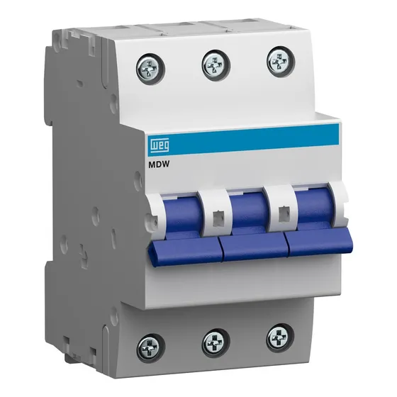 Mini-breaker Trifásico Weg, Riel, 25a, Mdw-c25-3