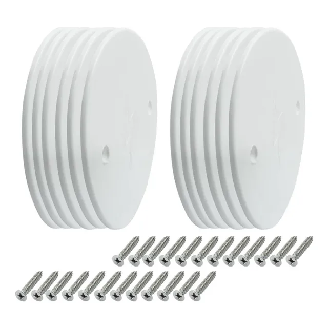 20 Tapas Ciega Circular Protector Interruptor Electrico Pvc 