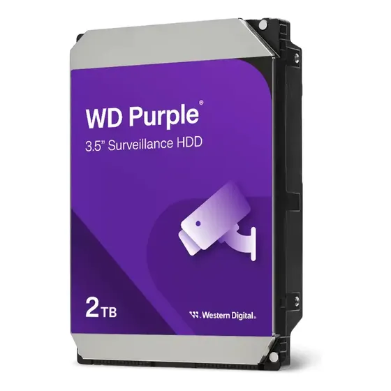 Disco duro interno Western Digital Wd Purple de 2 TB, color violeta | Cuotas sin interés