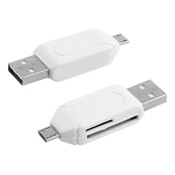 Adaptador Otg Lector Sd 2en1 Usb Memoria Varios Colores -