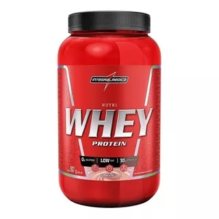 Nutri Whey Protein Morango Pote 900g Integralmédica Nutri Whey Protein Morango Pote 900g Integralmédica