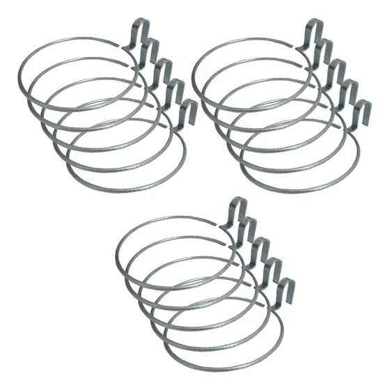 15 Suporte Argolas Anel Arco 15cm P/ Treliça Pallet Sem Vaso