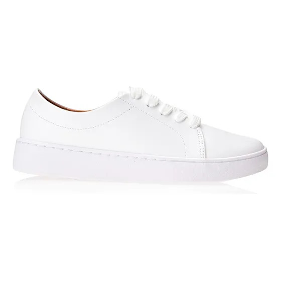 Tênis Feminino Casual Básico Cano Curto Liso Branco Vizzano