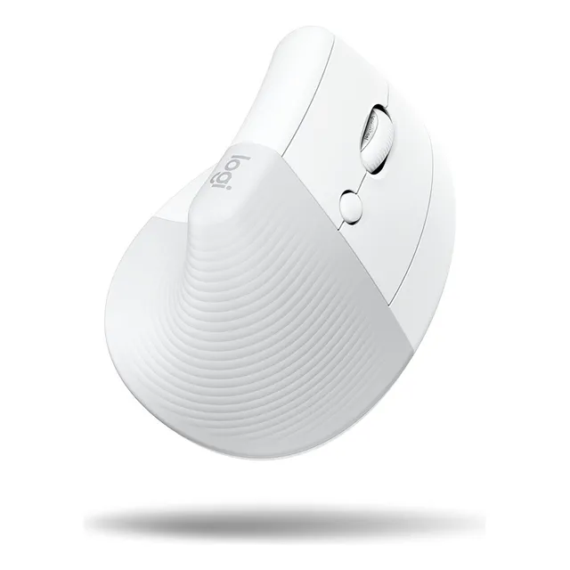 MOUSE VERTICAL LOGITECH LIFT FOR BUSINESS ERGONOMICO COLOR BLANCO CRUDO