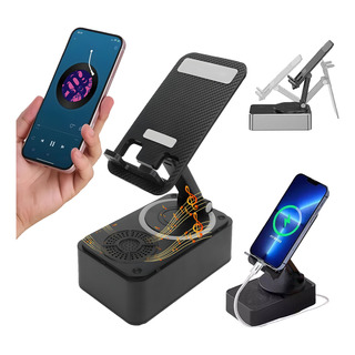 Bocina Portatiles Bluetooth Con Soporte Para Celular Y Carge Bocina Portatiles Bluetooth Con Soporte Para Celular Y Carge